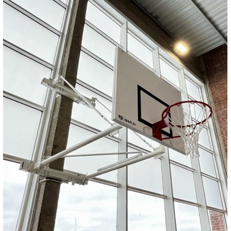 PANIER DE BASKET MURAL RABATTABLE - TÊTE FIXE