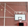 PANIER DE BASKET MURAL RABATTABLE - TÊTE RÉGLABLE HAUTEUR 2.60 ET 3.05 M