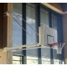 PANIER DE BASKET MURAL RABATTABLE - TÊTE RÉGLABLE HAUTEUR 2.60 ET 3.05 M