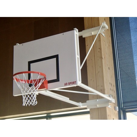 PANIER DE BASKET MURAL RABATTABLE - TÊTE RÉGLABLE HAUTEUR 2.60 ET 3.05 M