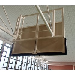 PANIER DE BASKET MURAL RABATTABLE - TÊTE RÉGLABLE HAUTEUR 2.60 ET 3.05 M