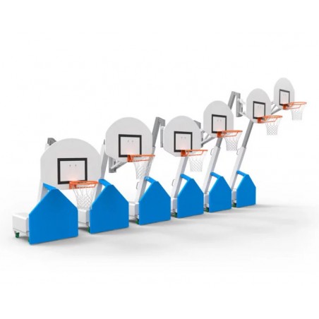 PANIER DE BASKET INTERIEUR MOBILE TELESCOPIQUE
