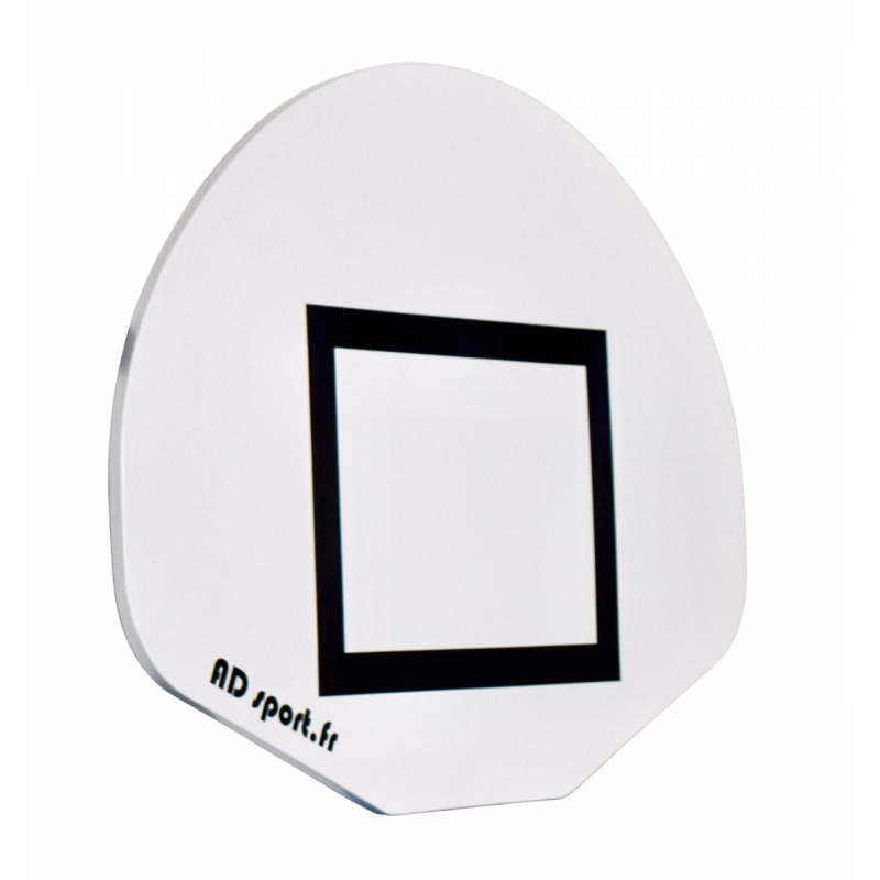PANNEAU BASKET POLYESTER 1/2 LUNE