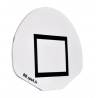 PANNEAU BASKET POLYESTER 1/2 LUNE