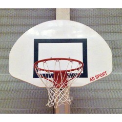 PANNEAU BASKET POLYESTER 1/2 LUNE