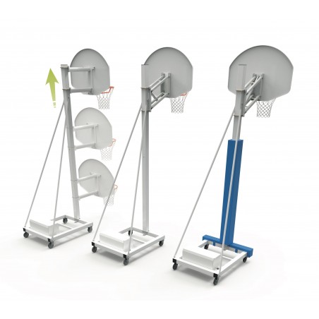 PANIER DE MINI-BASKET MOBILE HAUTEUR REGLABLE