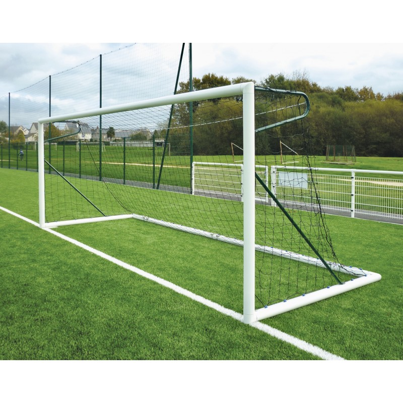 BUT DE FOOT A 8 TRANSPORTABLE ALU PLASTIFIE BLANC