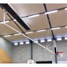PANIER DE BASKET RELEVABLE EN CHARPENTE