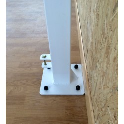 POTEAUX DE SUPPORT SUR PLATINE POUR BUTS HAND RABATTABLES