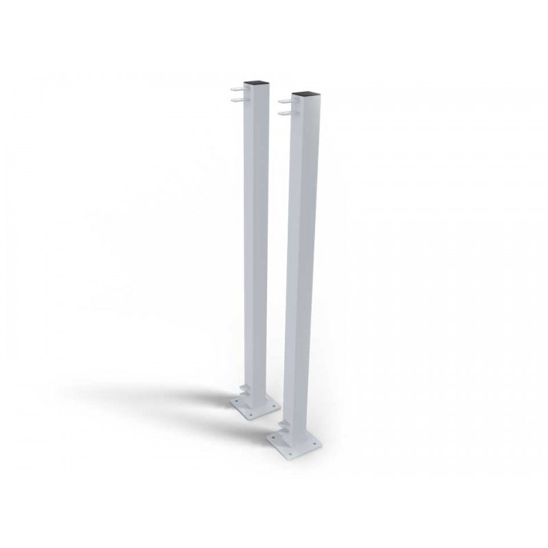 POTEAUX DE SUPPORT SUR PLATINE POUR BUTS HAND RABATTABLES