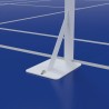 POTEAUX DE BADMINTON REGLABLES AVEC EMBASE ET FIXATION AU SOL
