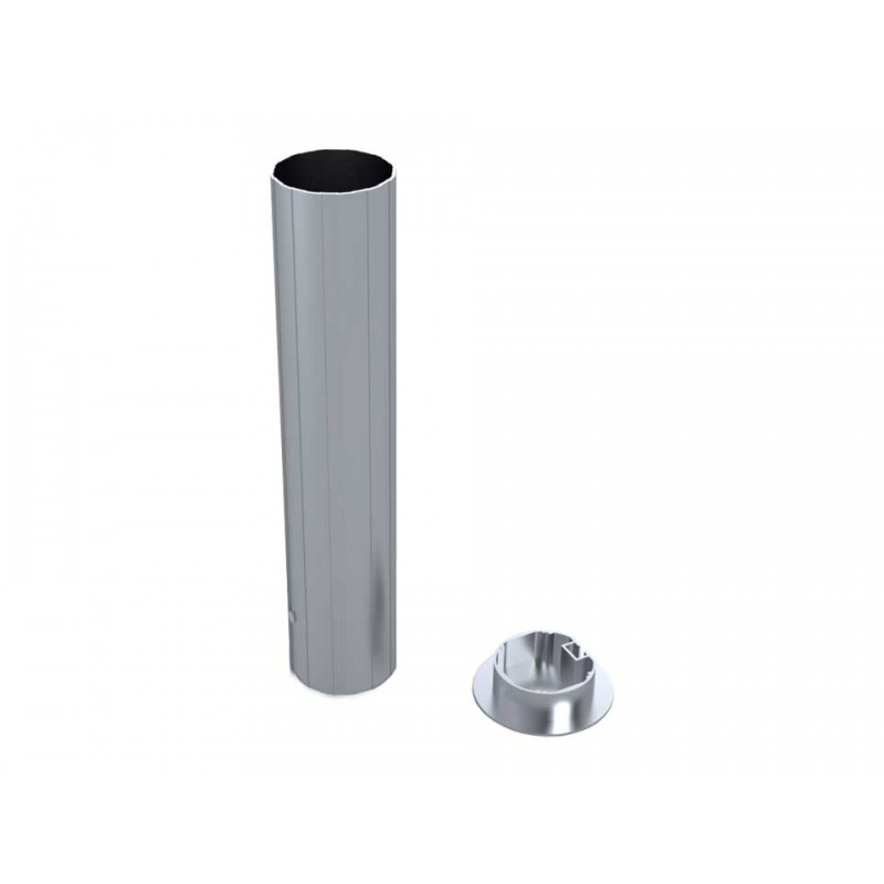 JEU DE 2 FOURREAUX ET COUVERCLES POTEAUX ø 90 MM