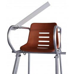 Chaise d’arbitre en aluminium