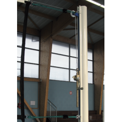 POTEAUX DE VOLLEY ACIER PLASTIFIE