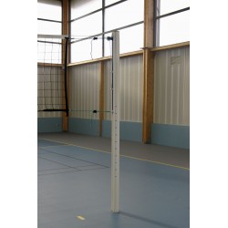POTEAUX DE VOLLEY ACIER PLASTIFIE