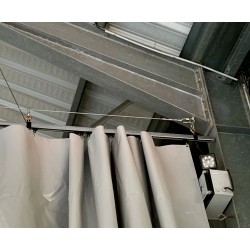 RIDEAU SEPARATION SALLE EN PVC