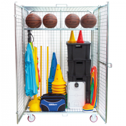 ARMOIRE DE RANGEMENT MOBILE 2 PORTES